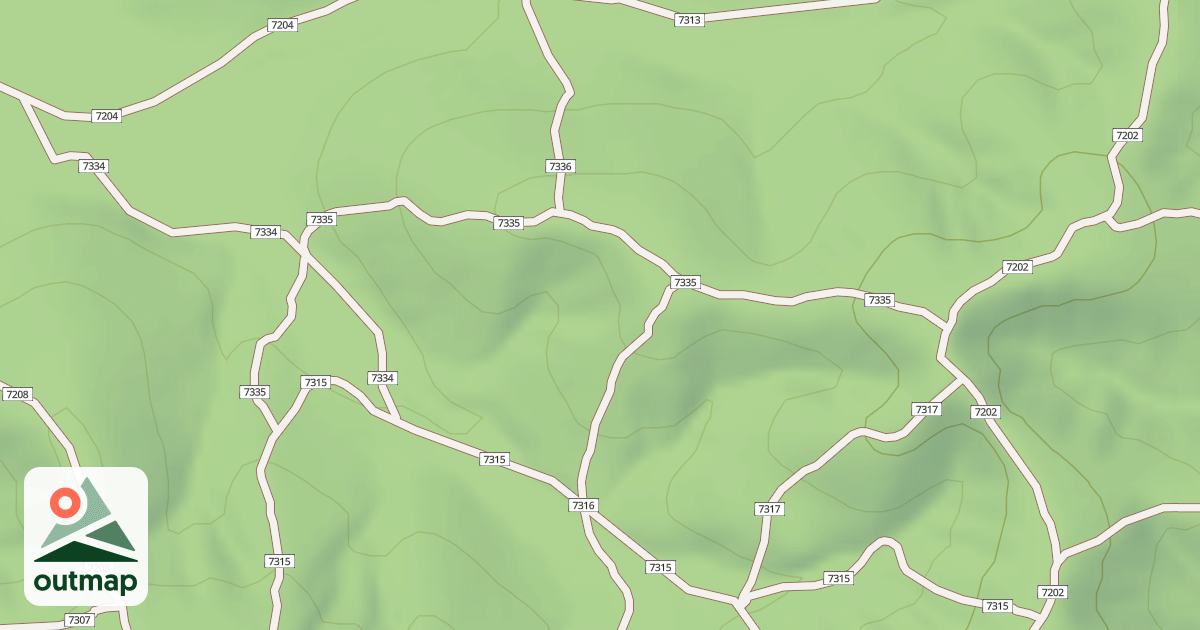 Map of USFS Motor Vehicle Use Map Trails 19788