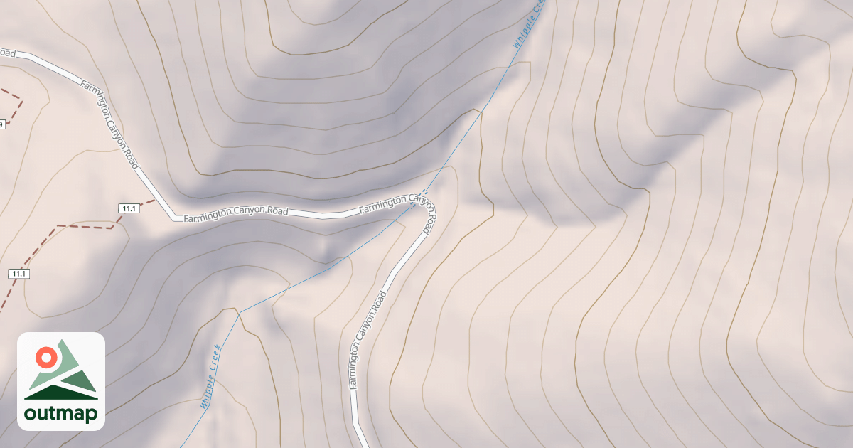 Map of FARMINGTON CANYON ATV