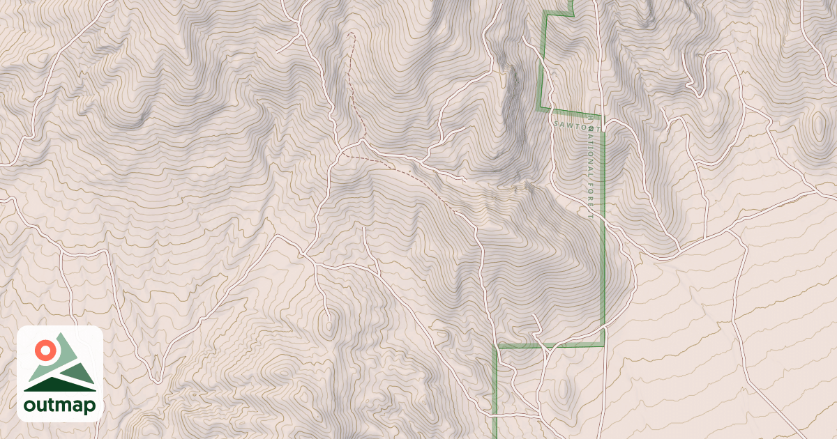 Map of BLACK HILLS CREEK
