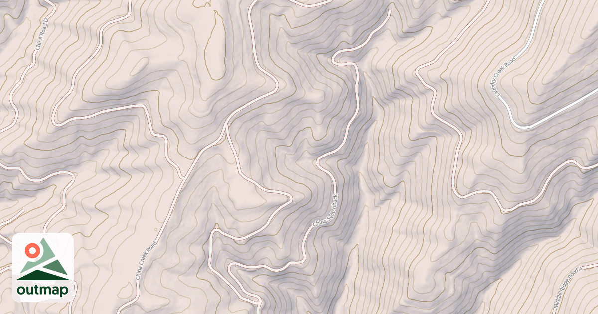 Map of CHINA SWITCHBACK