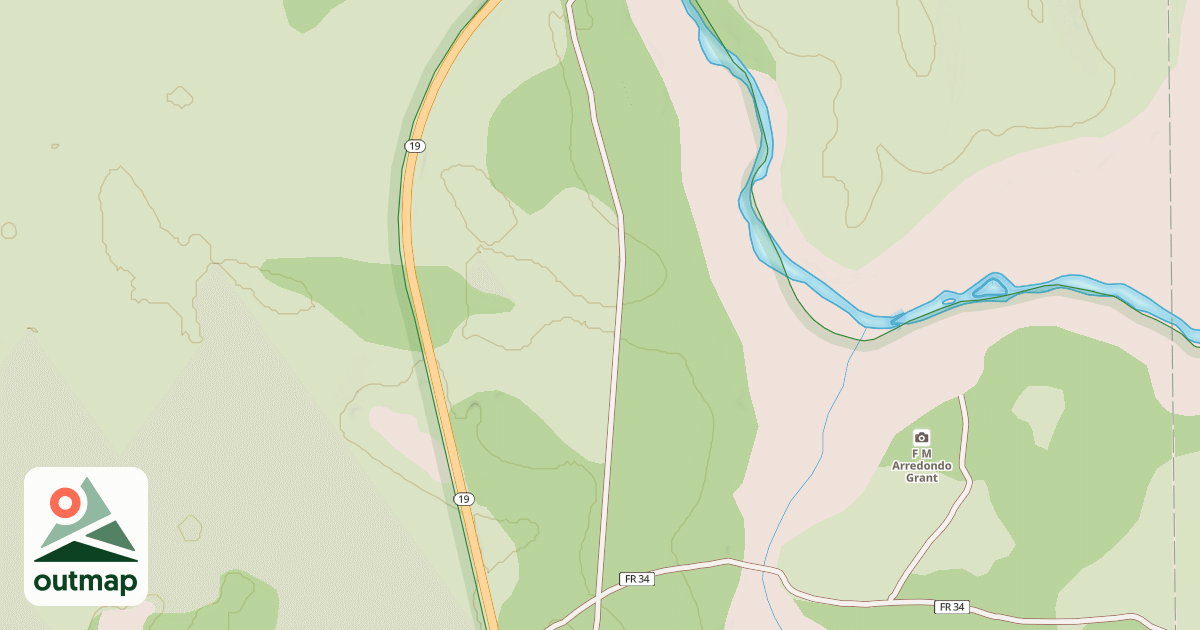 Map of USFS Motor Vehicle Use Map Roads {8F70CE43-2274-4685-9D9C-F8BCA13B329B}