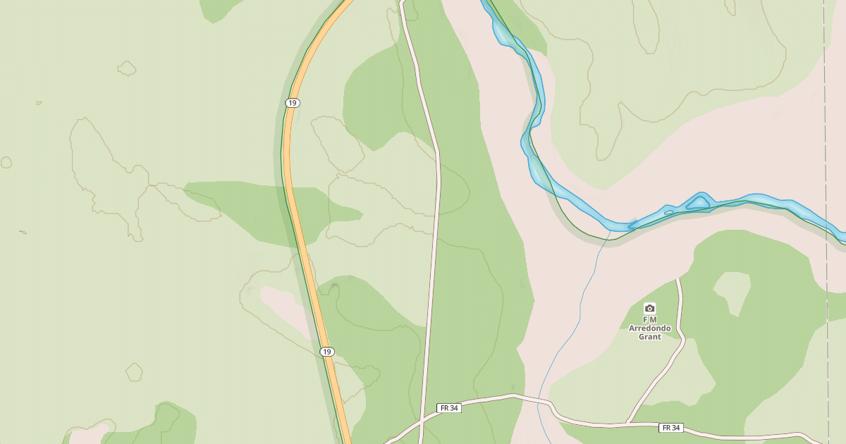 Map preview of USFS Motor Vehicle Use Map Roads {8F70CE43-2274-4685-9D9C-F8BCA13B329B}