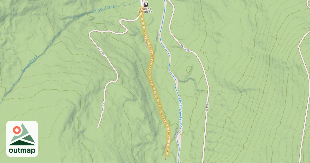 Map of Zealand Trail