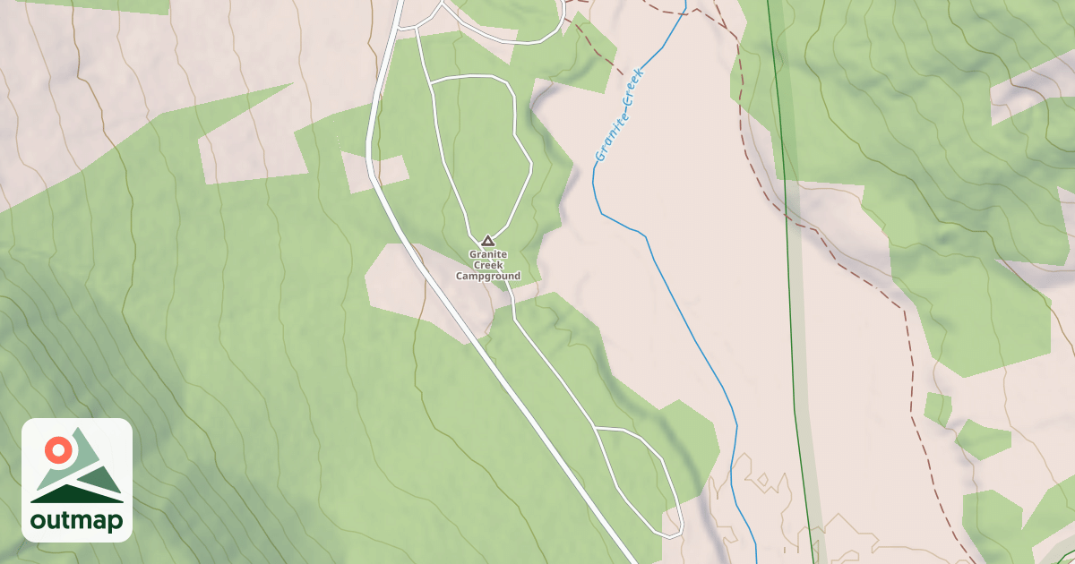 Map of GRANITE C.G.