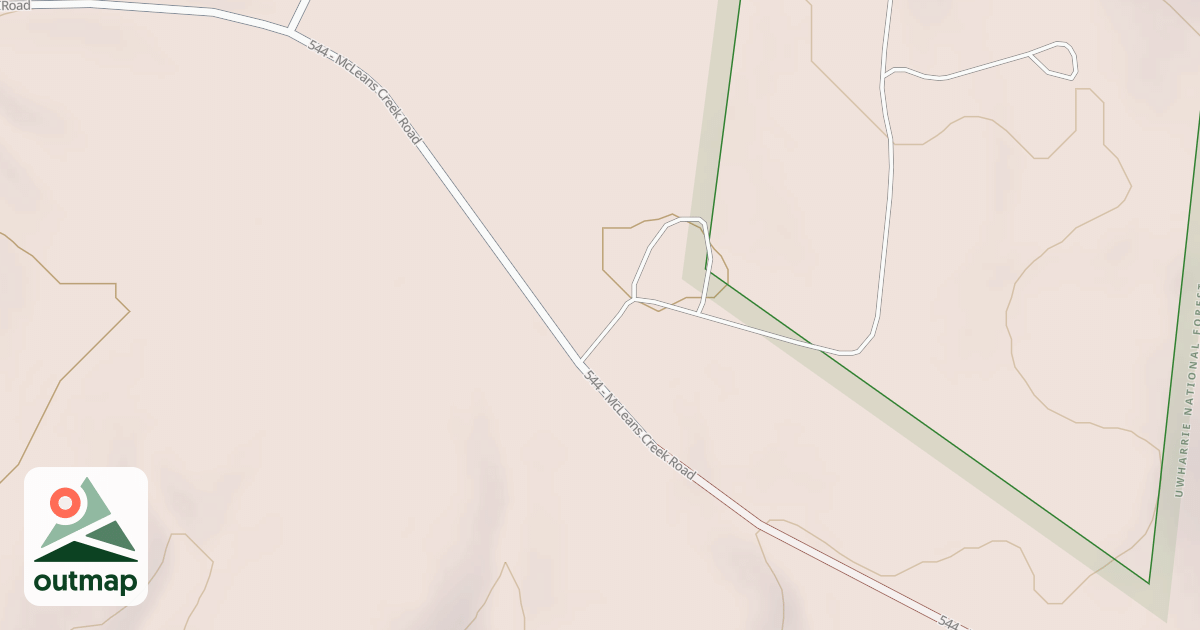Map of MCLEANS CREEK