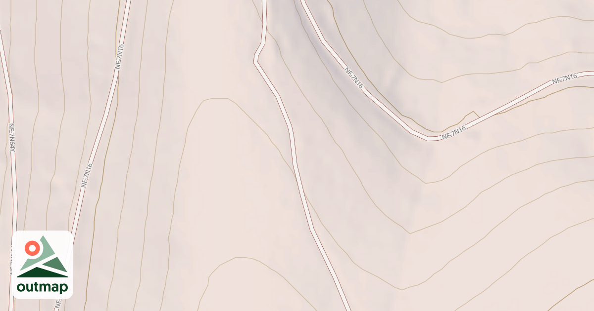 Map of USFS Motor Vehicle Use Map Trails 322371010602