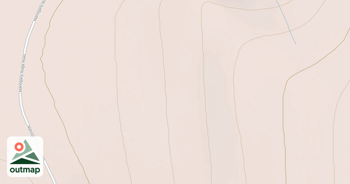 Map of MAHOGANY RIDGE SPUR