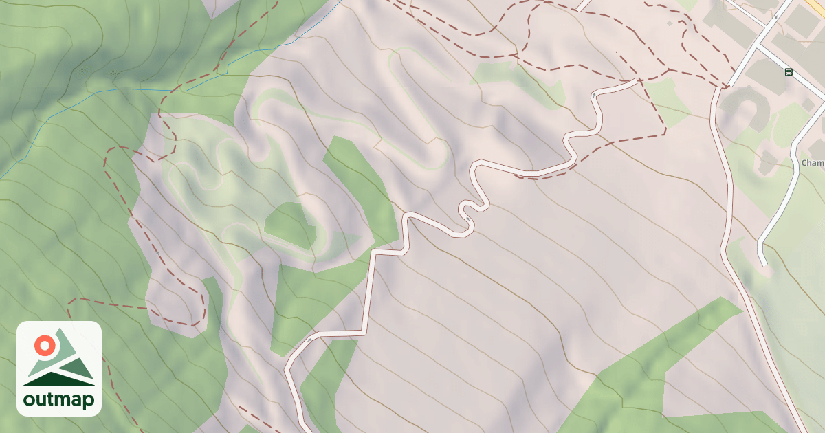 Map of Luge d'été