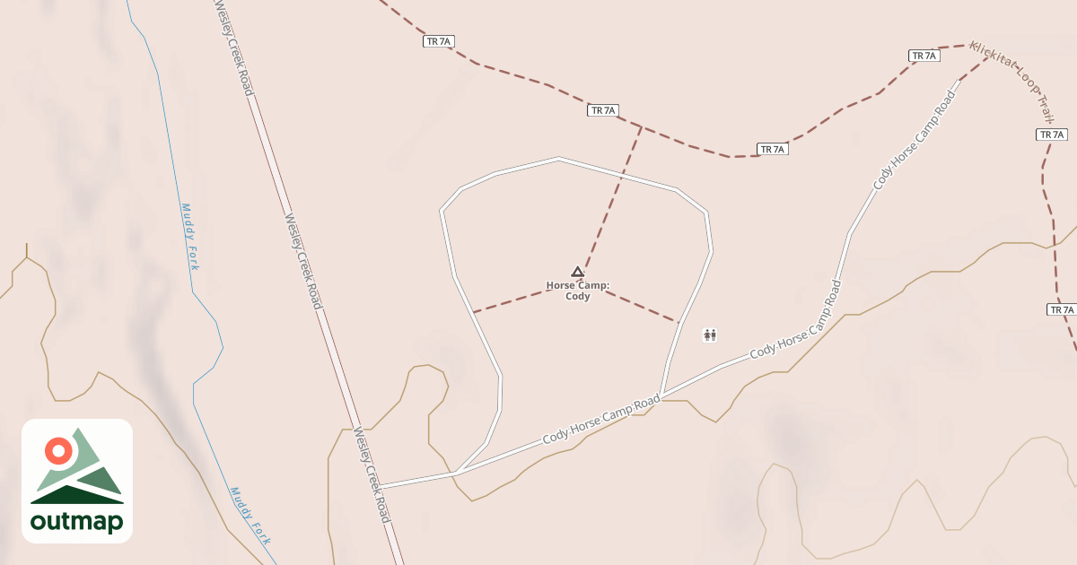 Map of CODY HORSE CAMP
