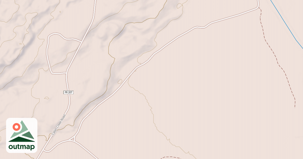 Map of ALTURAS CR CABIN