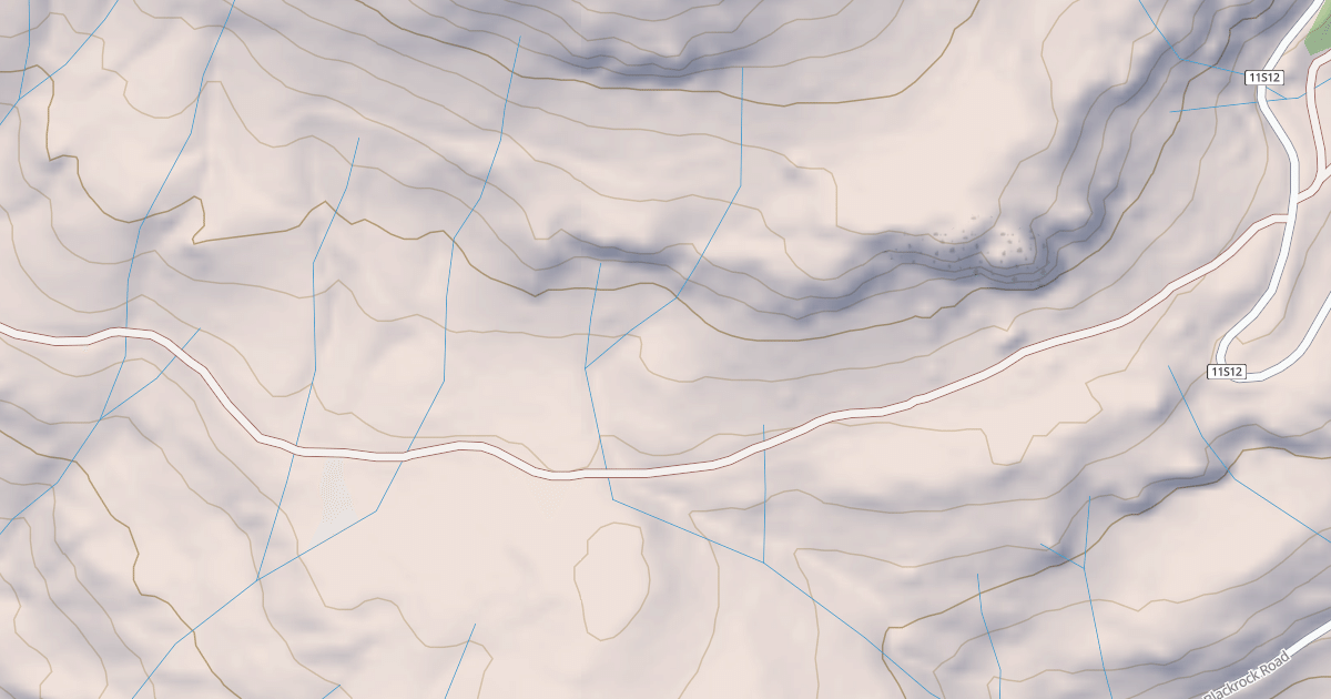 Map preview of BLACK ROCK SPUR U