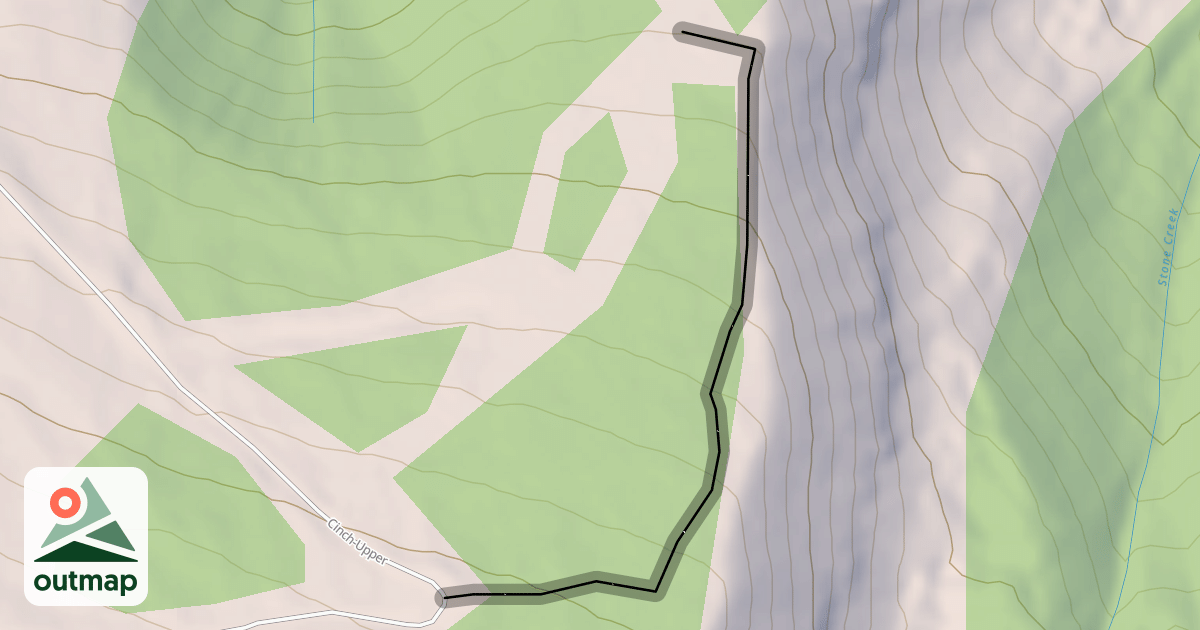 Map of Lower Stone Creek