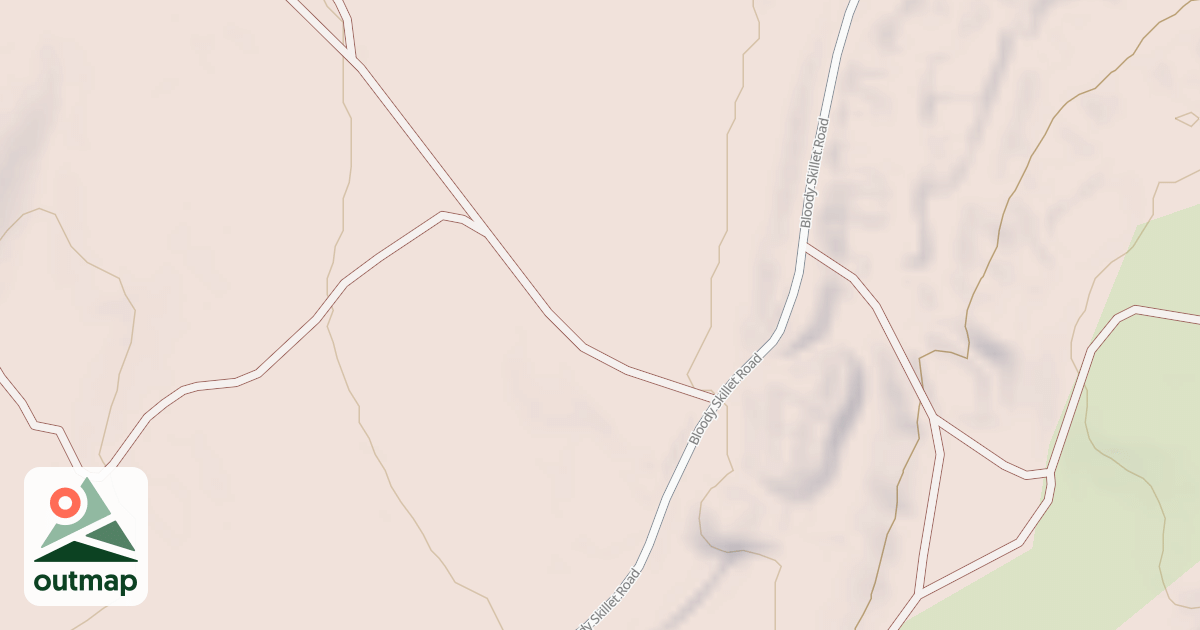 Map of Bloody Skillet ATV Trail