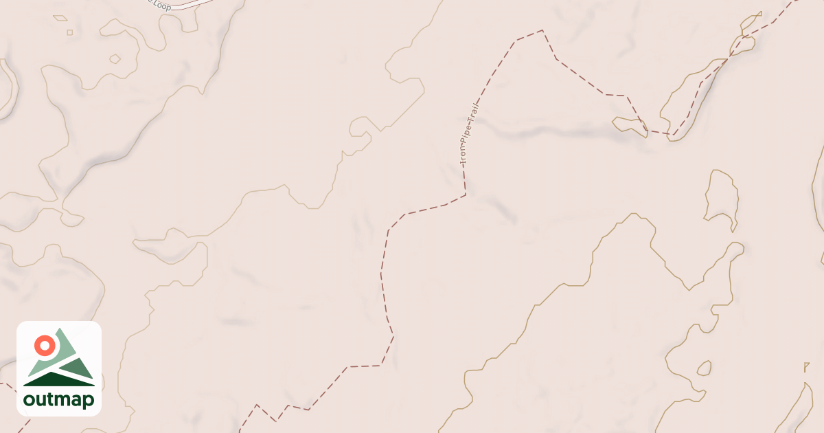 Map of Straight Arrows Trail