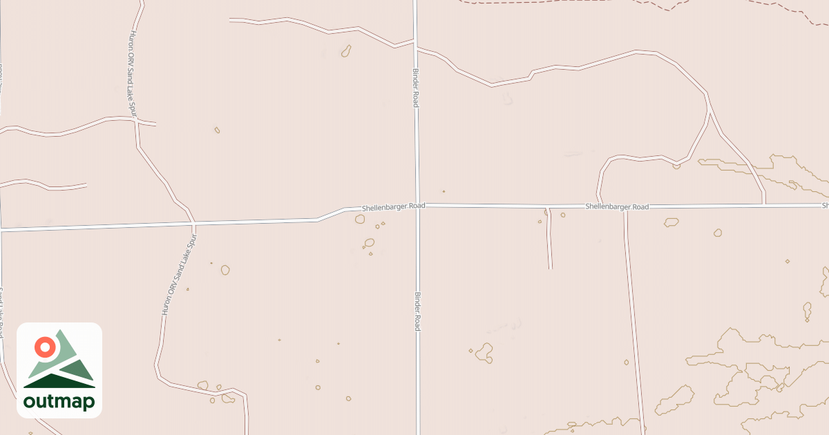 Map of SHELLENBARGER