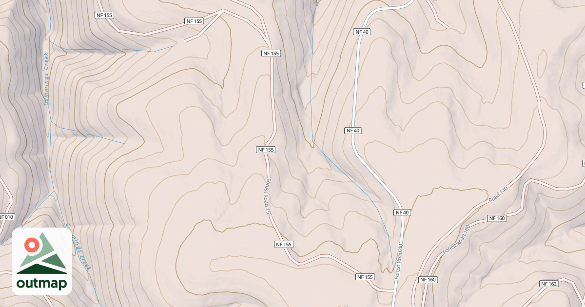 Map of LITTLE BEAR WALLOW