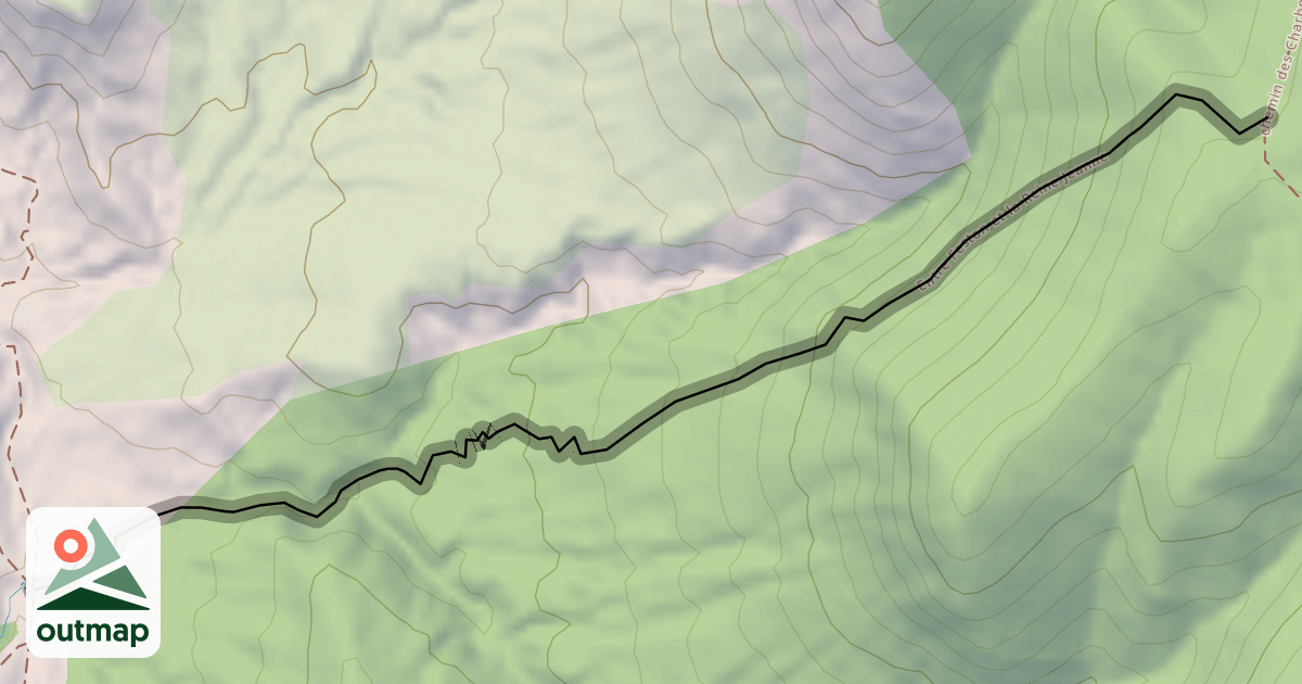 Map of Entre Feston et la Reine Jeanne