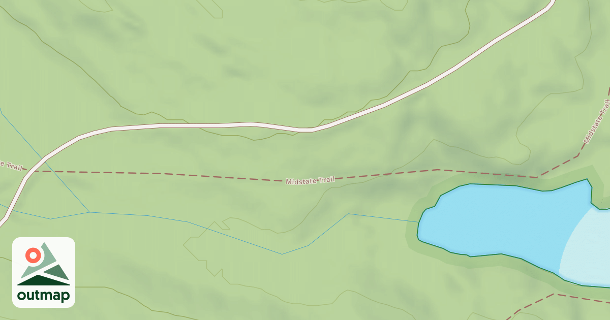Map of Midstate Trail