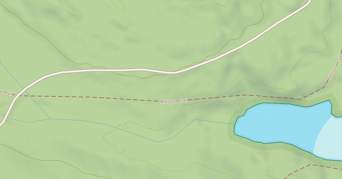 Map preview of Midstate Trail