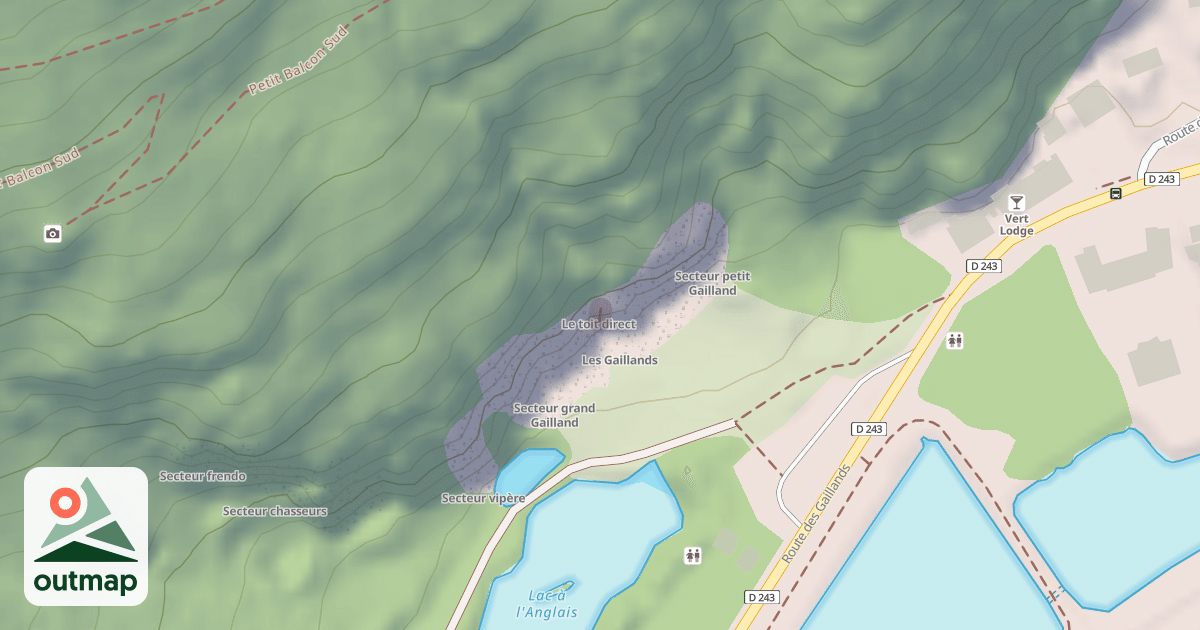 Map of Le toit