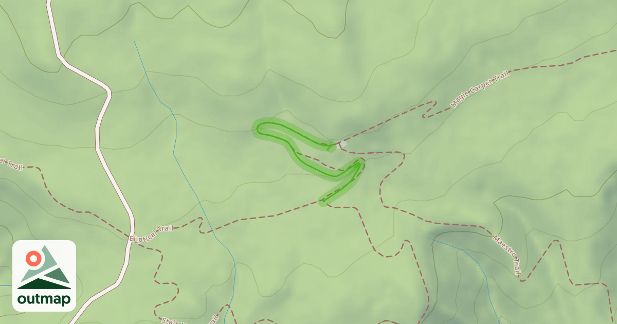 Map of Diamond Deck Connector Trail