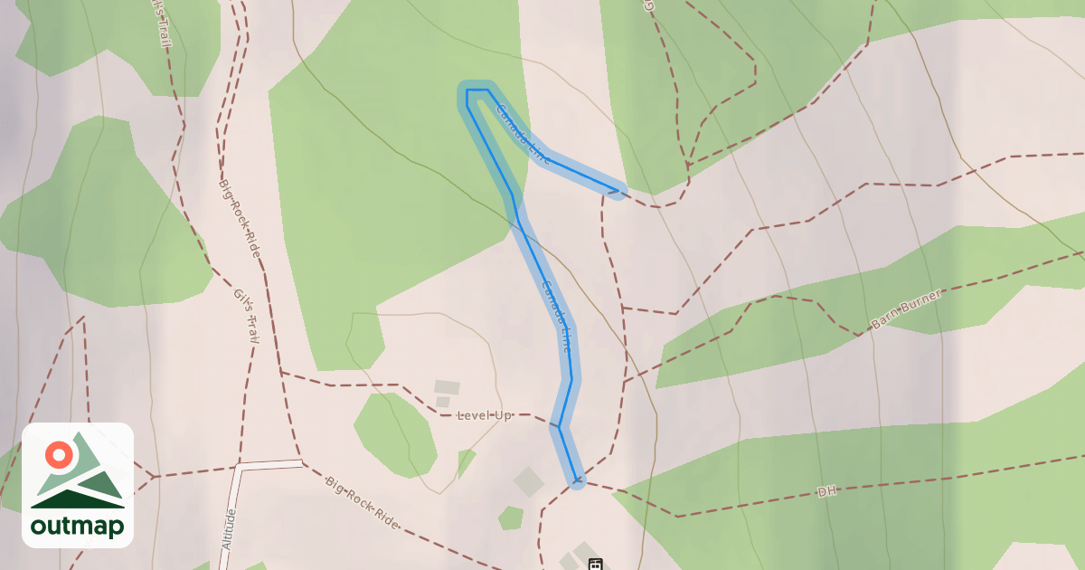 Map of Canada Line