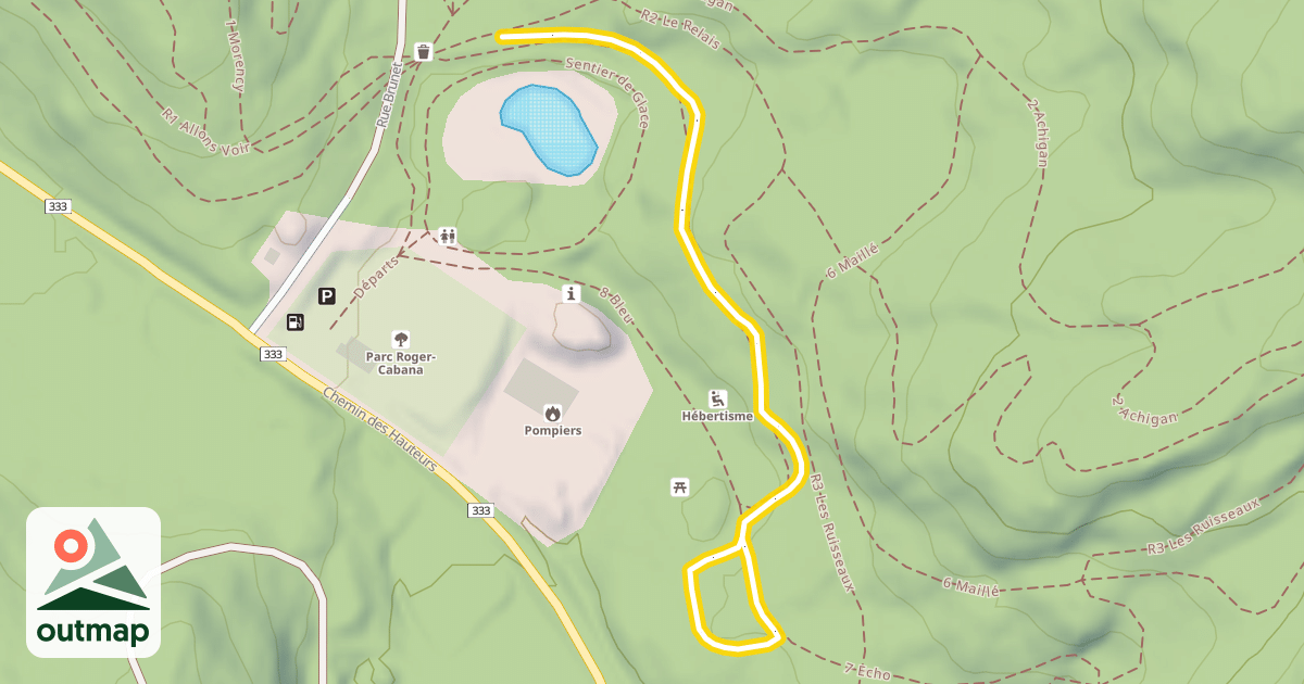 Map of 8. Bleu