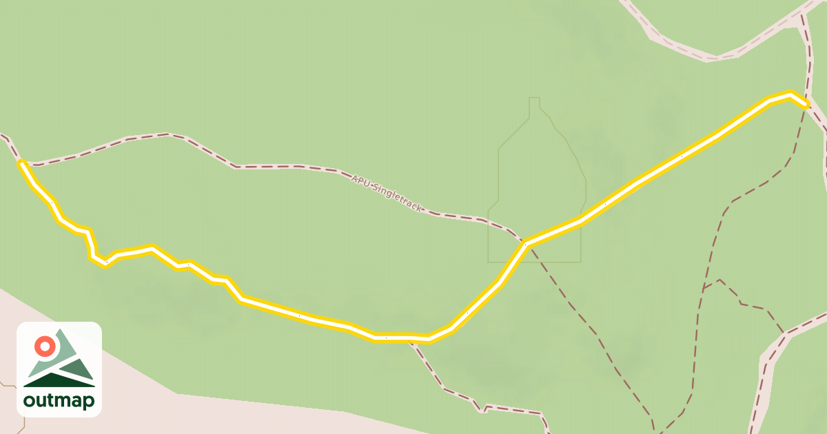 Map of APU Ski Trail