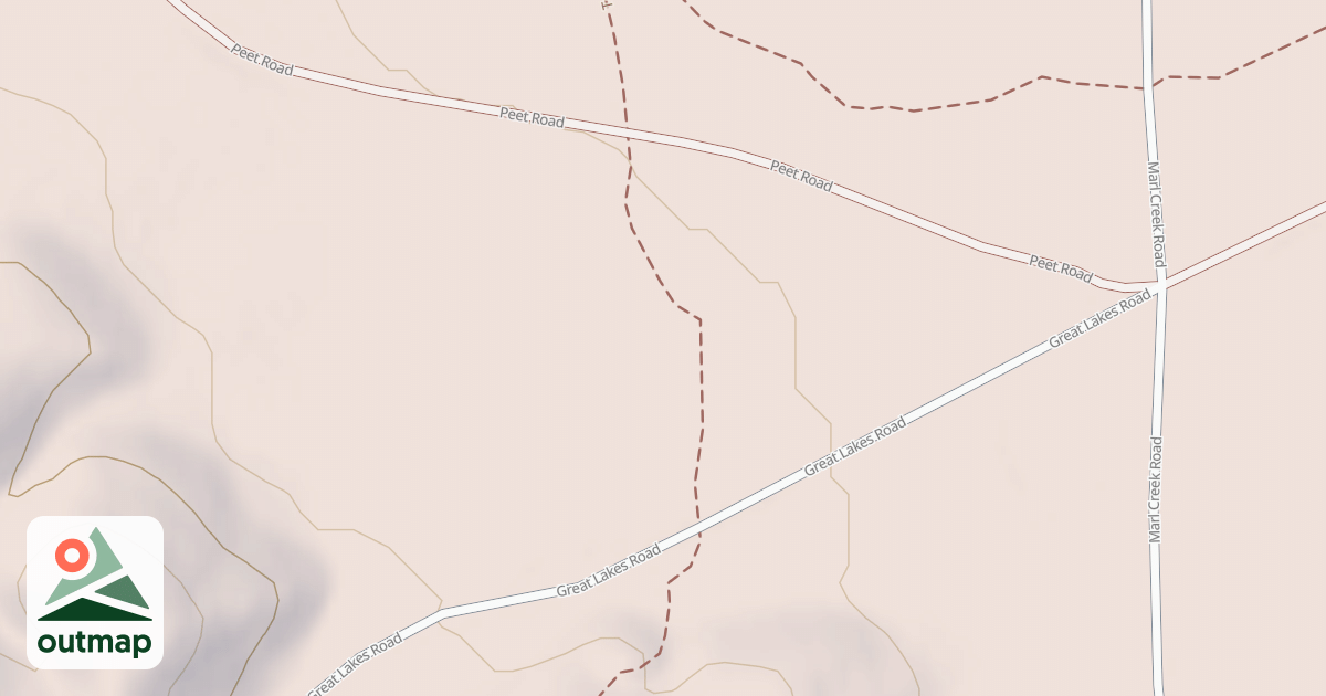 Map of Tomahawk Motorcycle Trail C Loop