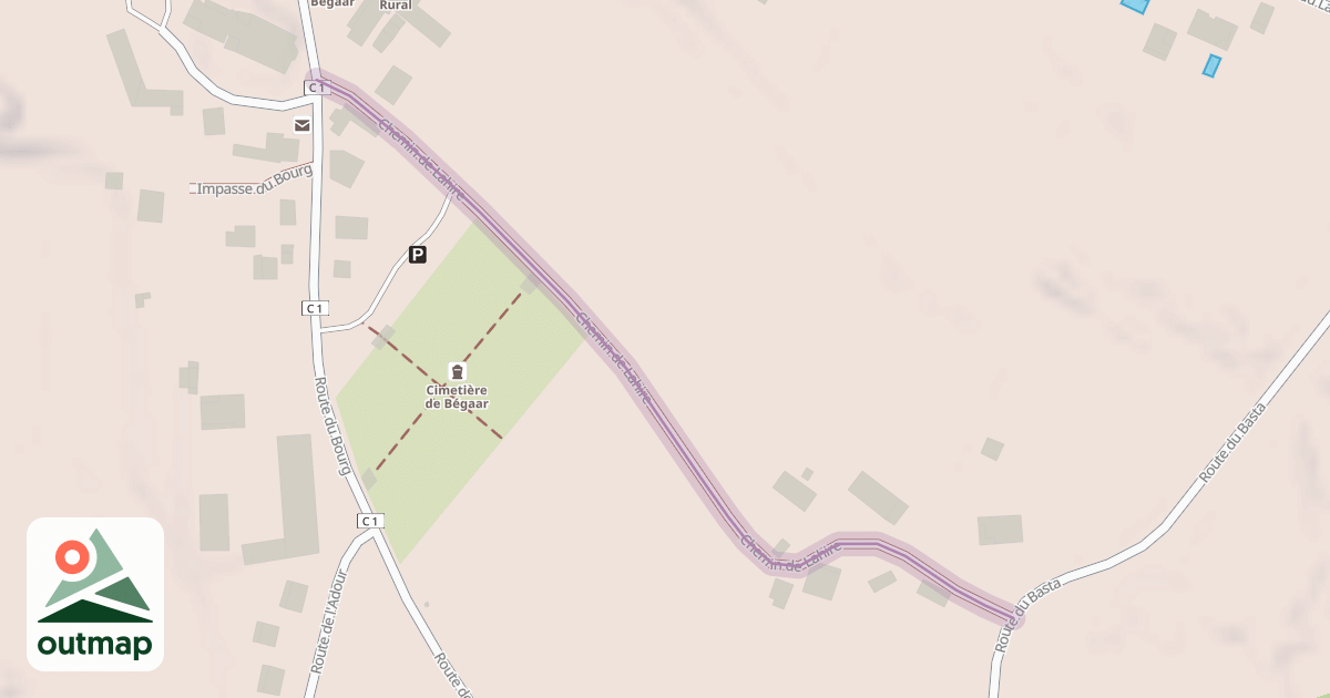 Map of Chemin de Lahire