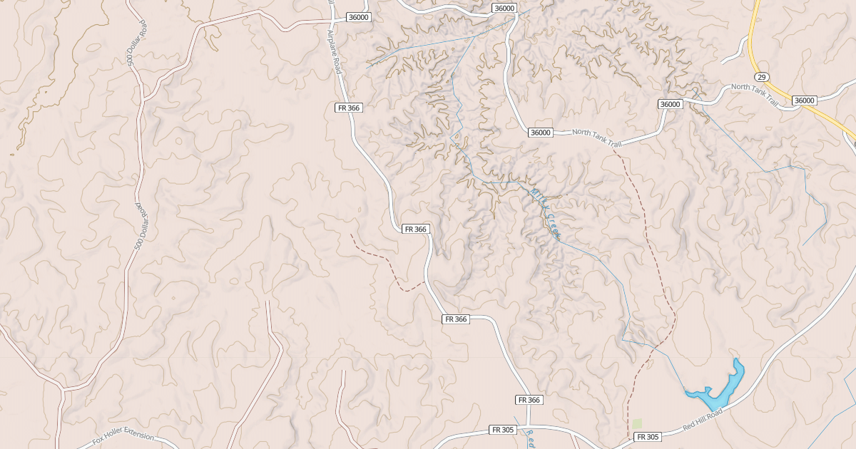 Map preview of USFS National Forest System Roads {ACC2735B-9D2F-4BAB-A5F3-0FBA0DE41B2B}