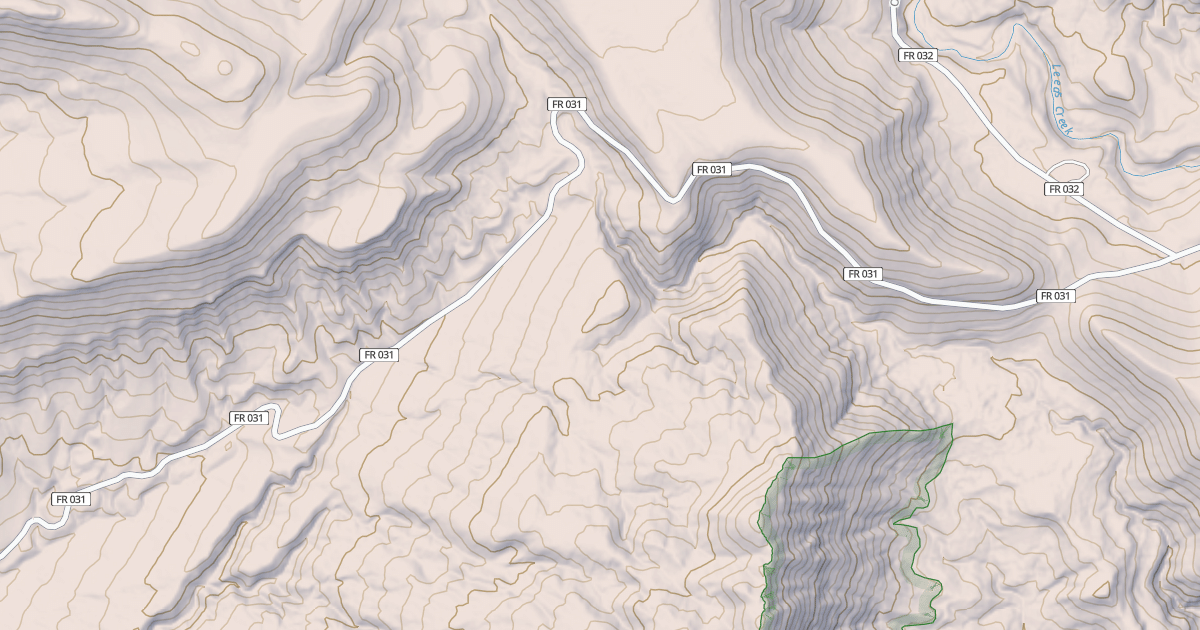 Map preview of LEEDS CREEK-COTTONWOOD