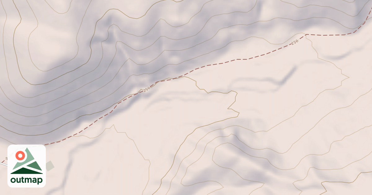 Map of BENCHMARK CREEK