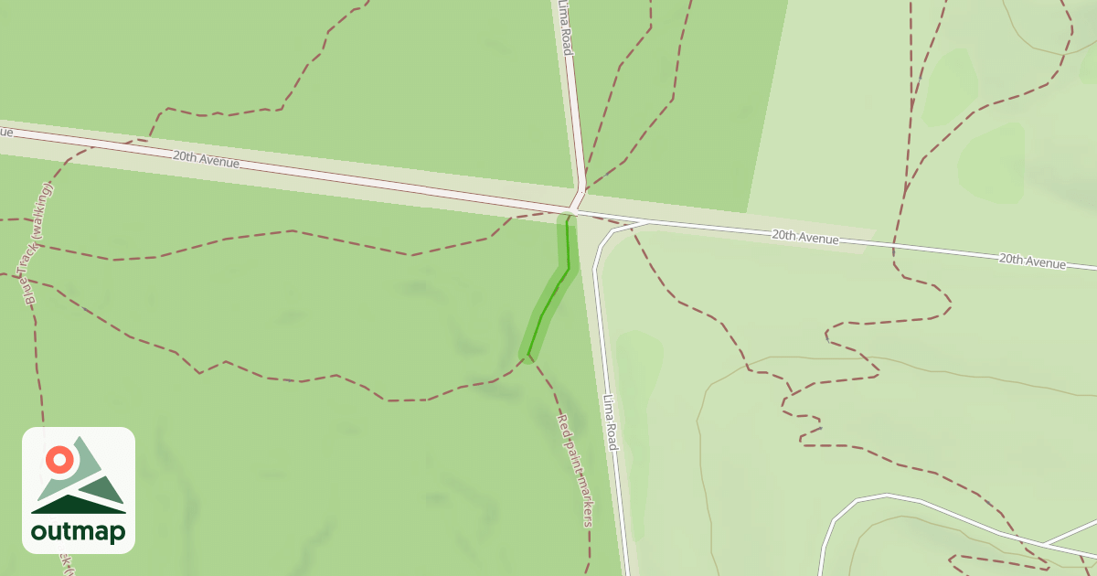 Map of MTB (Brown Track)