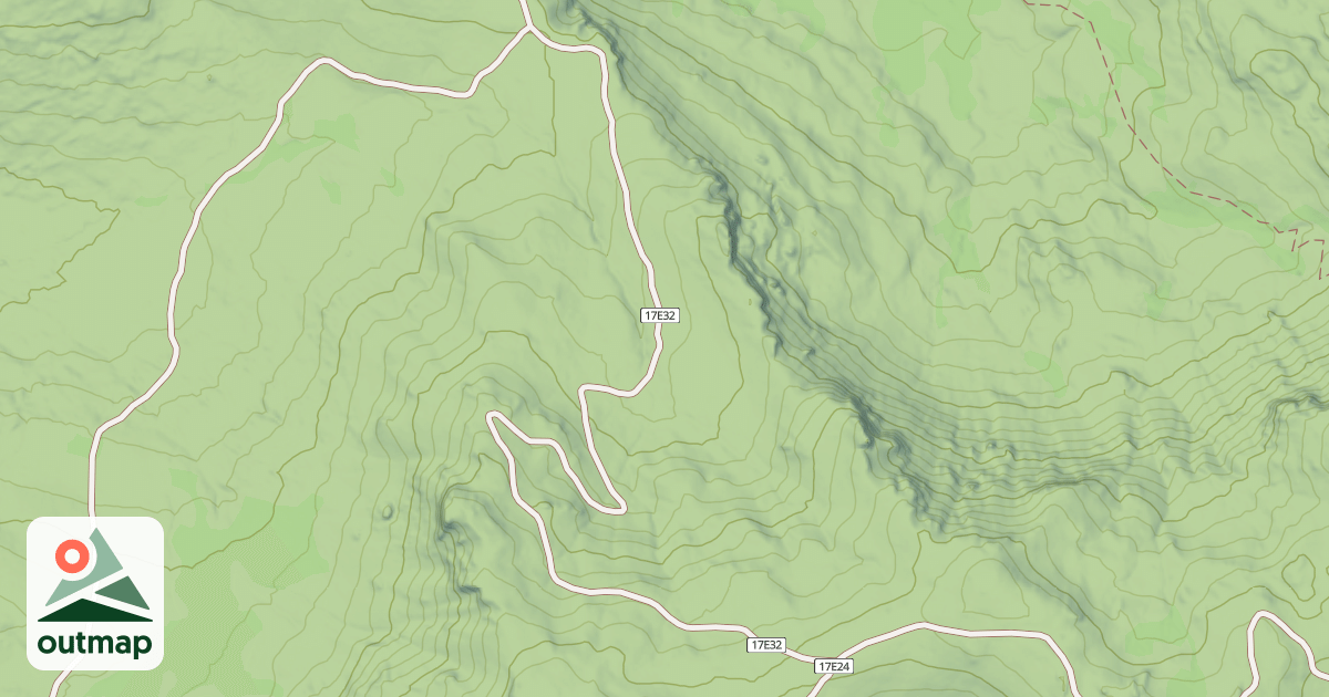 Map of PORTHOLE GAP 4WD TRAIL