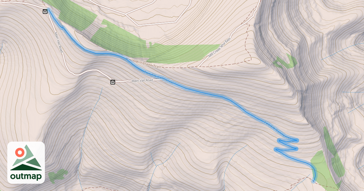 Map of Two Elk Connector