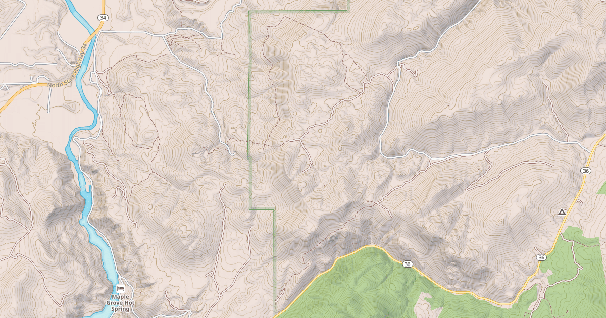 Map preview of WILLIAMS CREEK