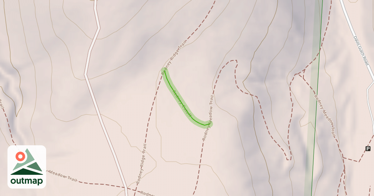 Map of Rodney Cutoff
