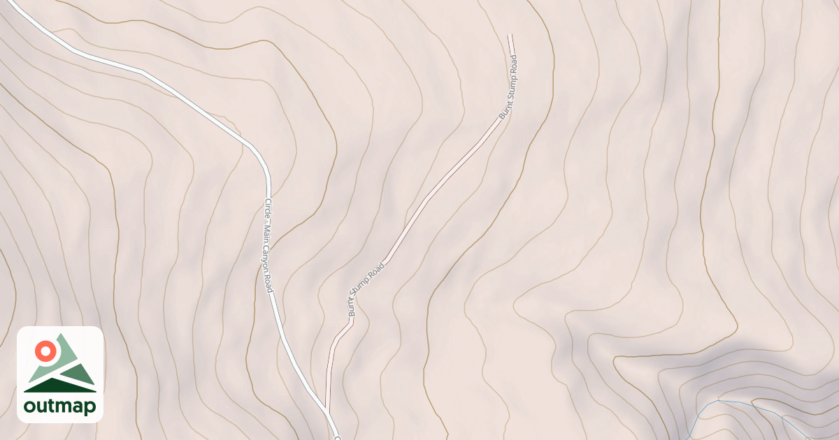 Map of BURNT STUMP