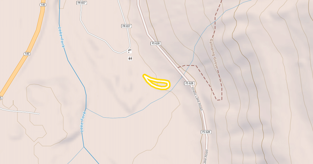 Map preview of Campground Loops