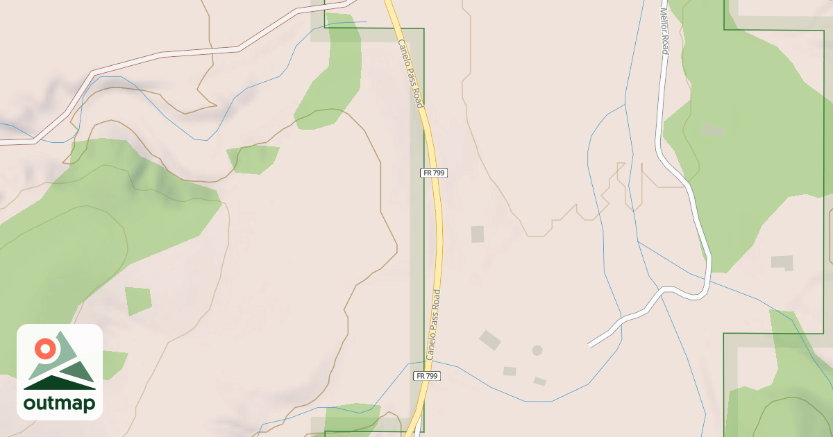 Map of CANELO PASS