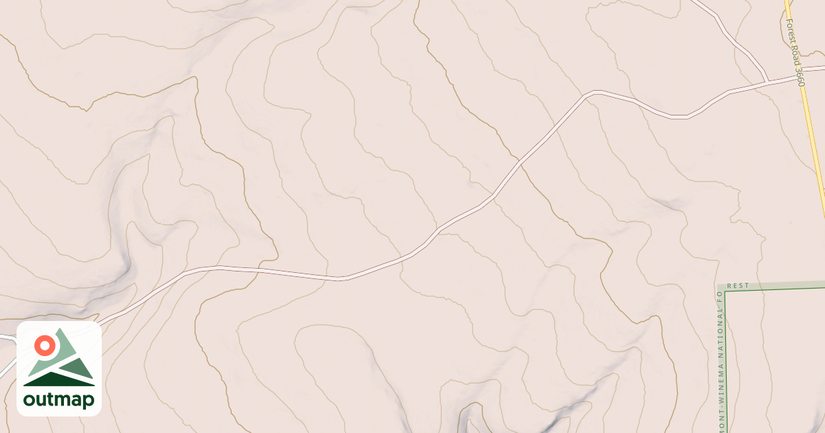Map of 3631 JACK FLAT
