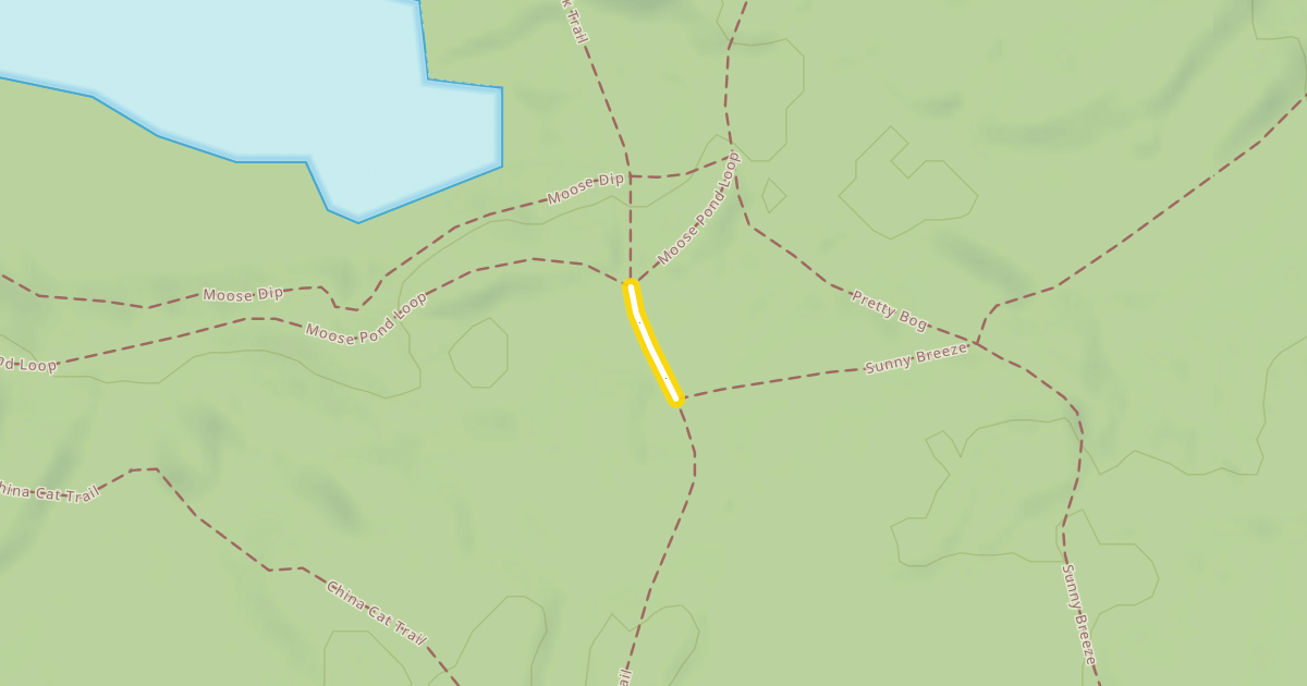 Map preview of Snowbrook Trail