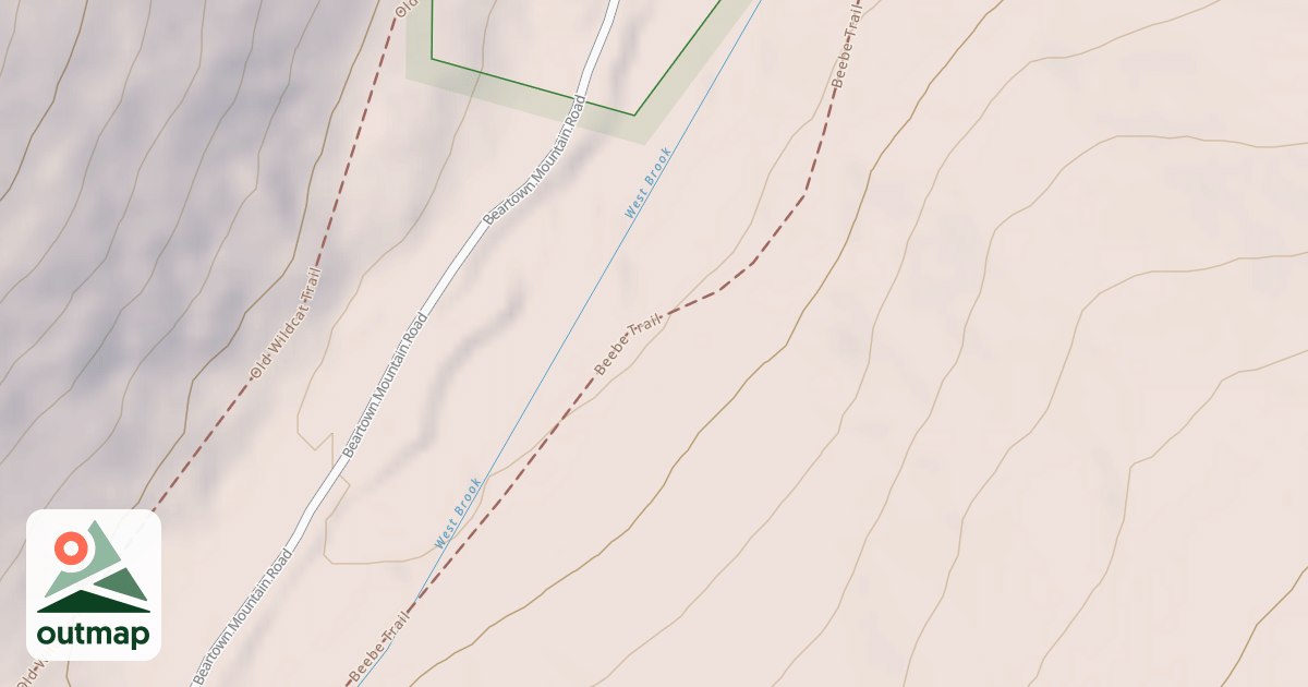 Map of Beebe Trail