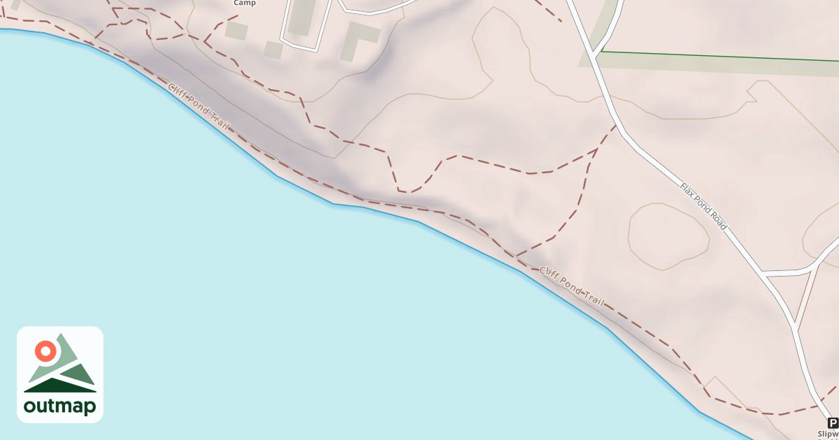 Map of Cliff Pond Loop Trail