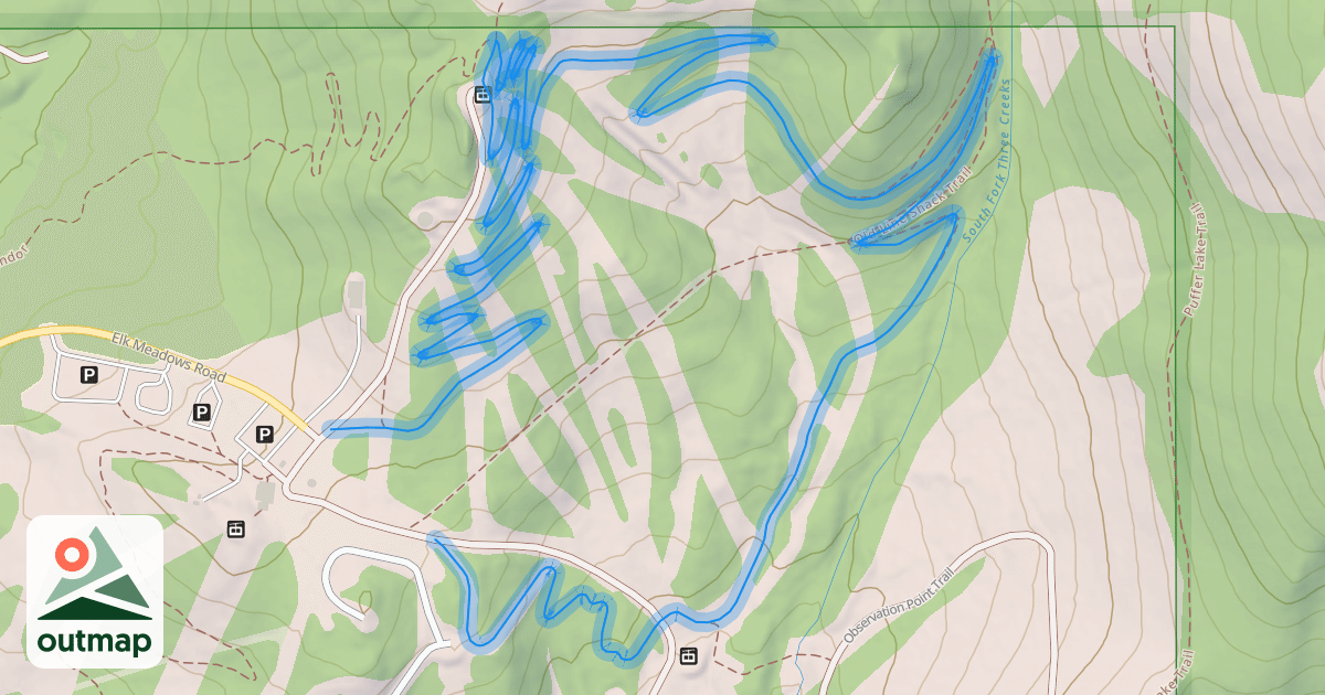 Map of Monarch Loop Trail