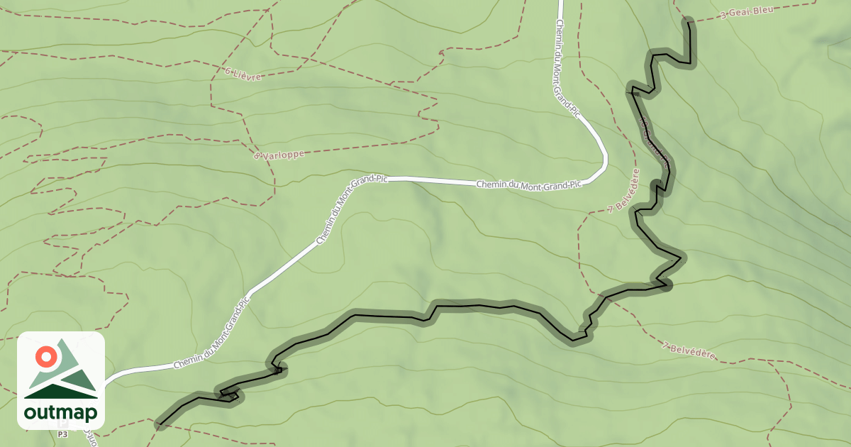 Map of 10 Grand-Pic