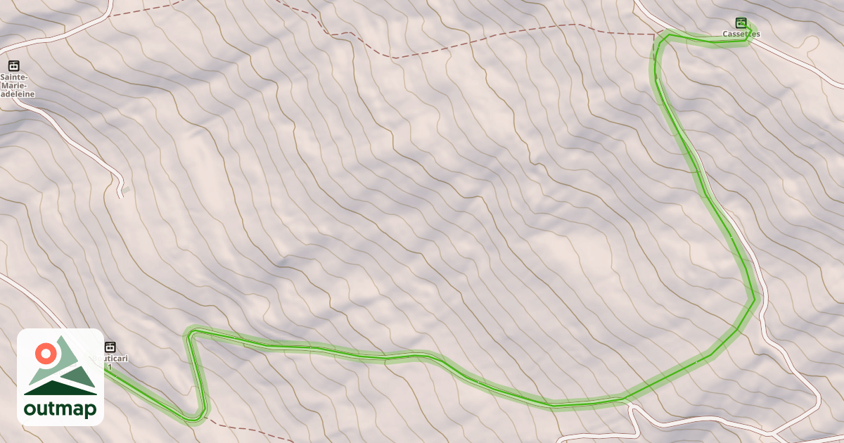 Map of L'inglin