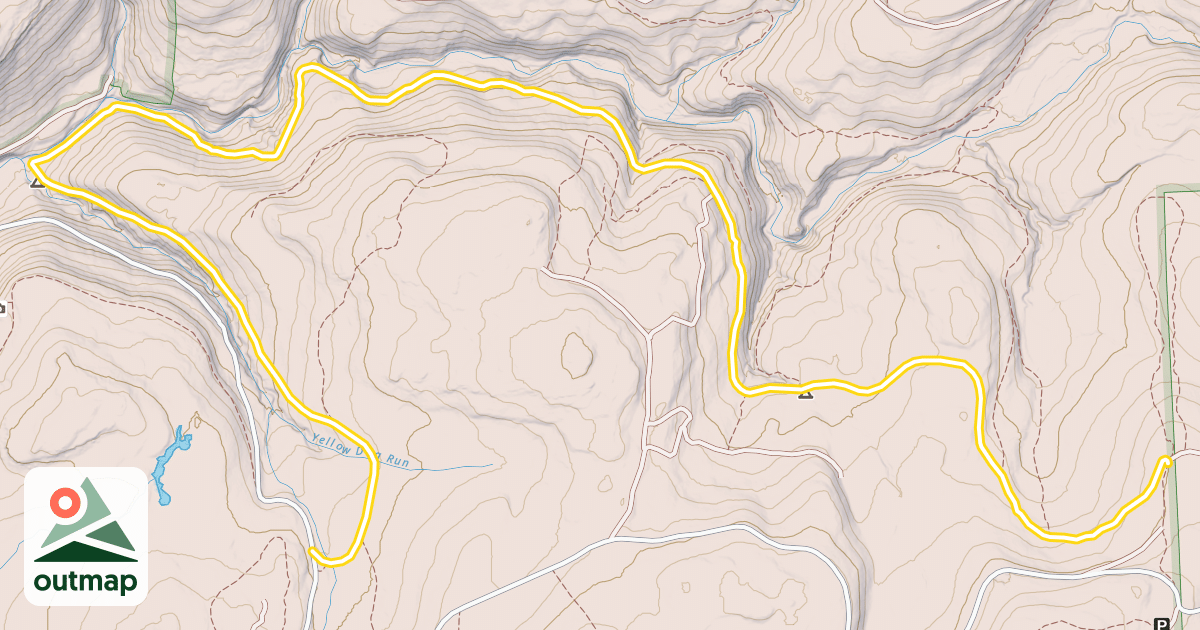 Map of Old Loggers Path