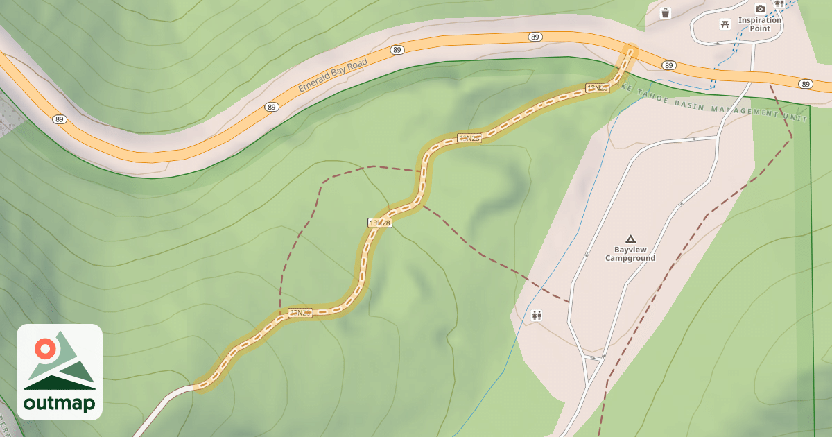 Map of Old Bayview Pit Road